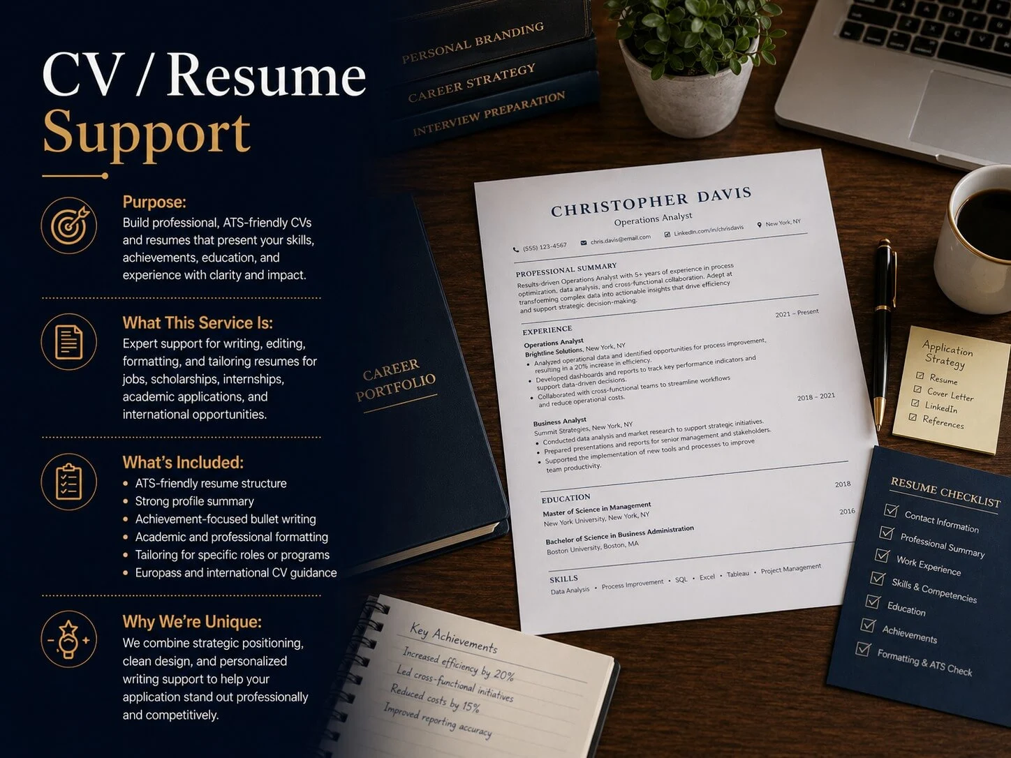 CV / Resume Support