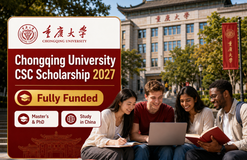 Chongqing University CSC Scholarship 2027